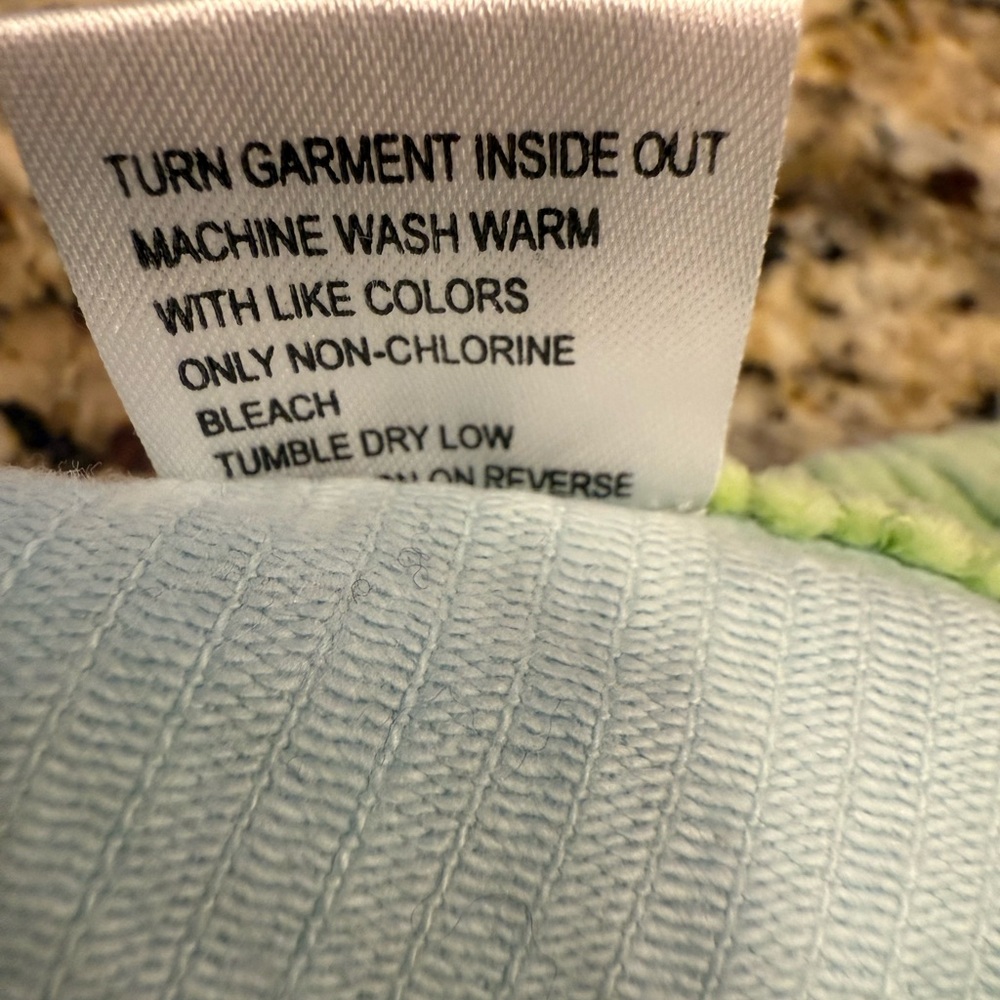 Talbots Colorblock Corduroy Mini Skirt - Lime, Light Blue, Lavender, Purple - Picture 9 of 9